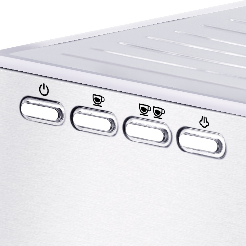 Transfronteriza mayorista casera semiautomática espresso máquina de presión de acero inoxidable concentrado de alta calidad cafetera