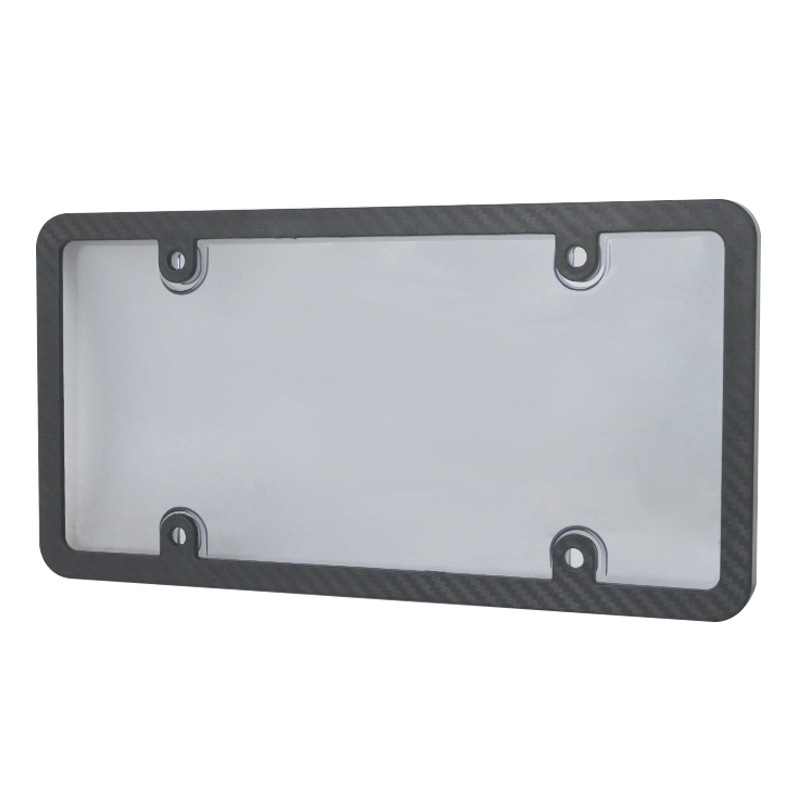 Factory direct American standard plastic license plate frame with cover transparent cover two-in-one American license plate frame accessories complete