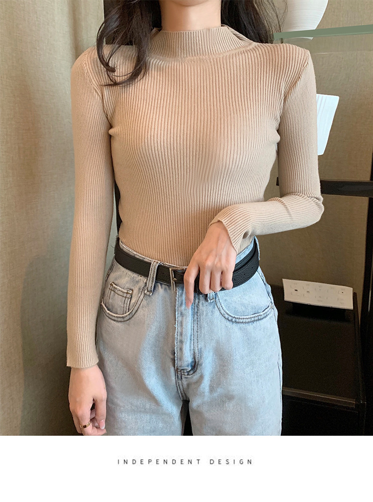 Women's Sweater Long Sleeve Sweaters & Cardigans Casual Simple Style Solid Color display picture 1