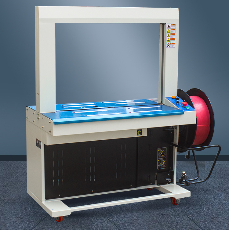 Yongchuang strapping machine, fully automatic MH-401 high-speed electric strapping machine, automatic hot melt pp strapping, commercial for express cartons detail image 3