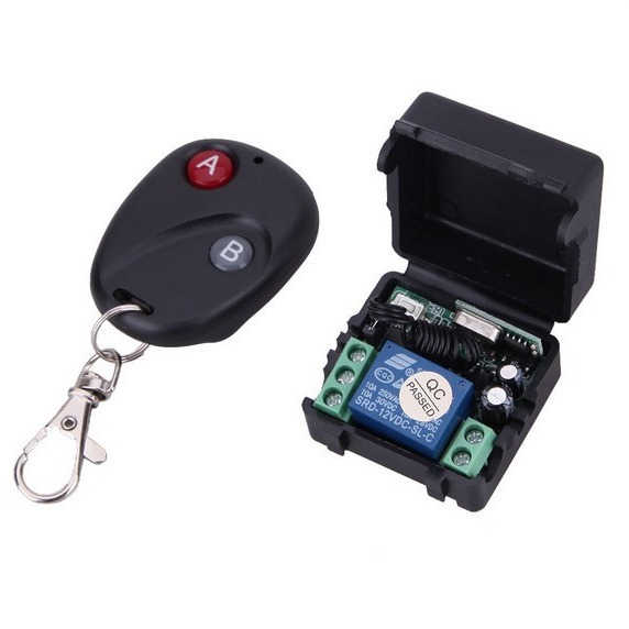 汽车电路遥控开关电子无线遥控器控制器电脑单路电源车载