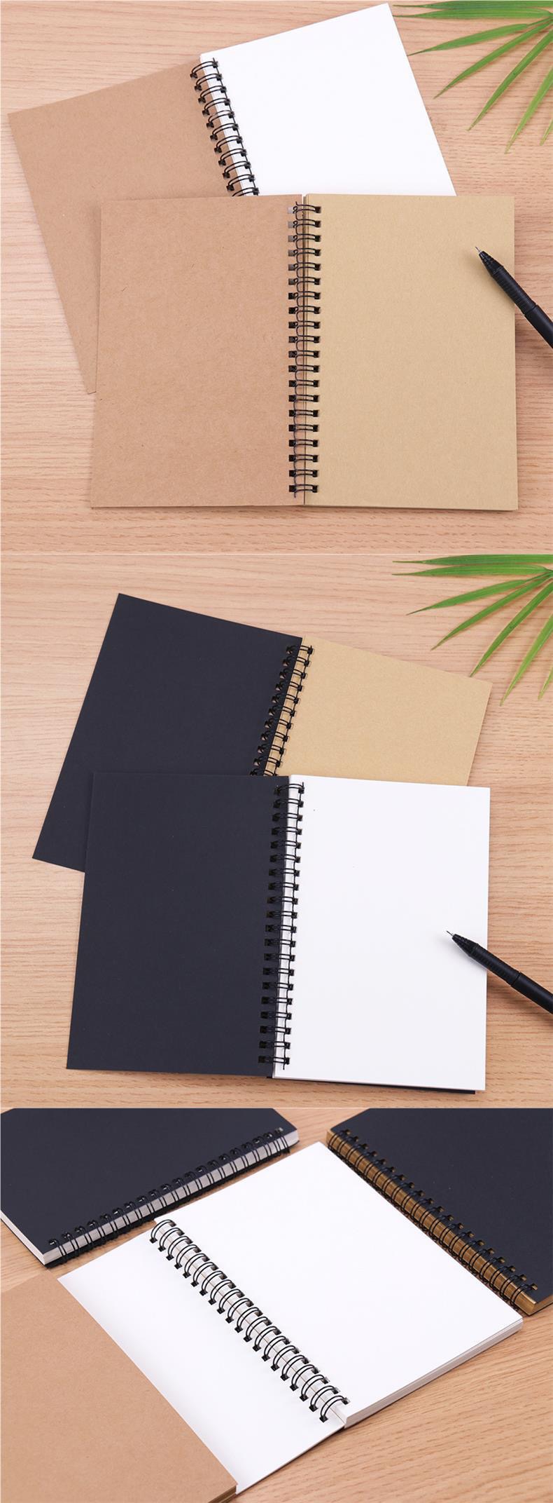 1 Piece Solid Color Class Learning Lectures Paper Classical Pastoral Notebook display picture 2