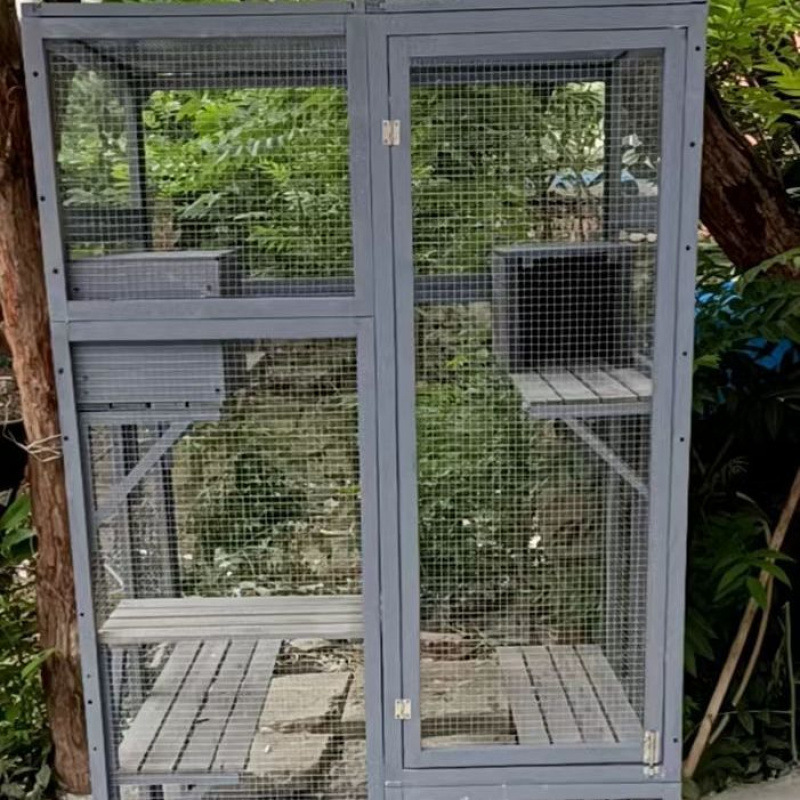 室内猫別荘超大型空間猫舎防水保温屋外ペット猫小屋ケージ日焼け止め家庭用猫小屋|undefined