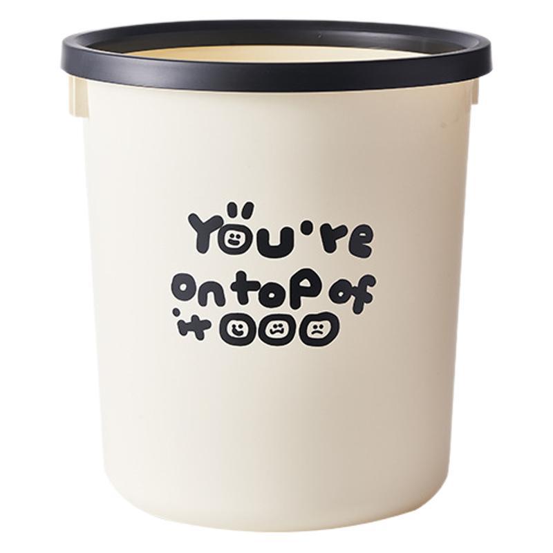 tambor de basura de alto valor nominal anillo de presión grande capacidad de grosor dormitorio cocina doméstica dormitorio inodoro tambor de papel de inodoro