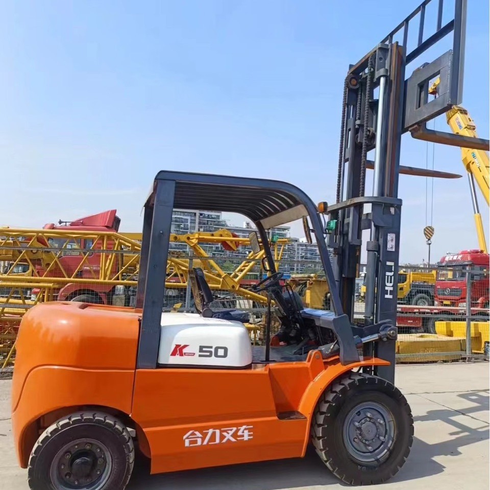 Shanghai para exportación de carretillas elevadoras de segunda mano 345678910 tonelaje completo