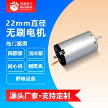 直径22医疗泵专用直流无刷电机无带驱动pwm调速无刷马达微型静音