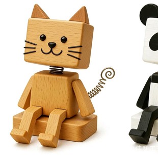 �羳�¿�Shaking Feet Wooden Dollľ�^����܇�b[�����ȳ��L��