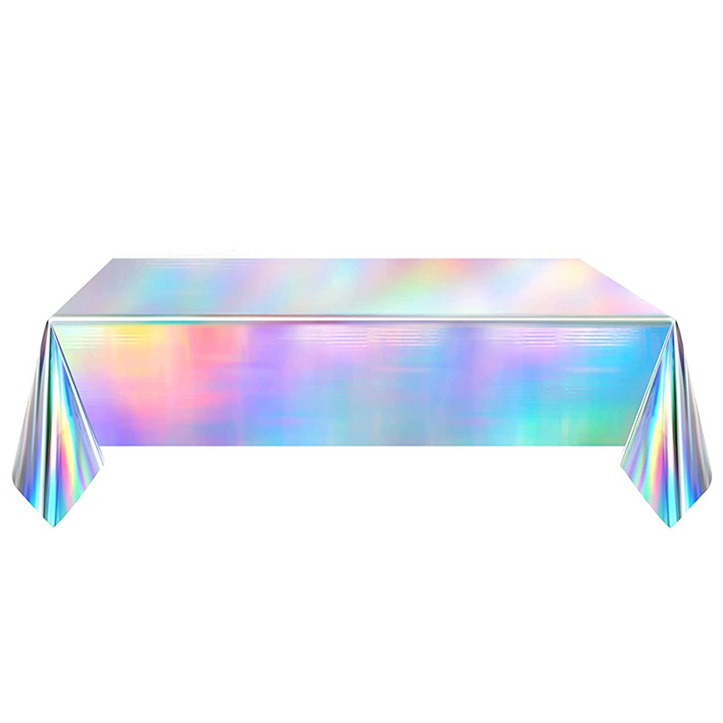 Plato de papel grueso al por mayor, película láser, vaso de papel de película colorida, vajilla desechable, plato de cena, 10 porciones, Amazon