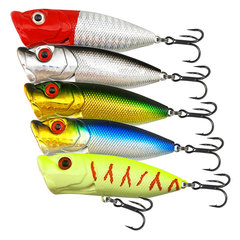 Wholesale Long-Cast ABS Sound Beads, Multi-Color Bionic Lure—7cm/12g Surface-Skimming Wobbler, Night-Glowing Fishing Bait