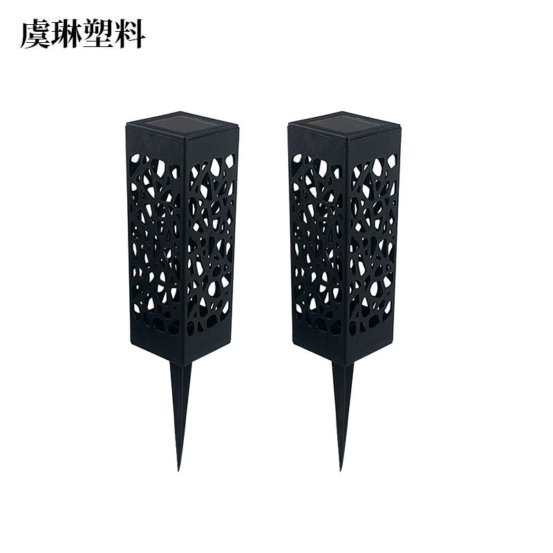 Новый Солнечный уличный садовый светильник наземный светильник квадратный полый газонный светильник Дворцовая лампа