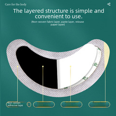 Cough and wheezing patch for neck acupoints, adult throat discomfort black ointment patch manufacturer, cough patch manufacturer, wholesale 