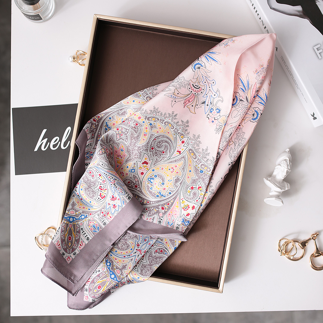 Diadema versátil coreana para mujer, seda nueva cuadrada pequeña de 70cm, estilo fino de primavera y otoño, combinado con moda decorativa_voghion.com