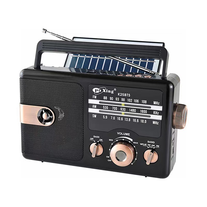 Nuevo 2025 nuevo retro radio recargable multibanda Bluetooth para personas mayores subwoofer de alto volumen