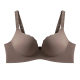 Thickened 6cm seamless no steel ring underwear women's small chest gathered flat chest big special 2024 new bra simple