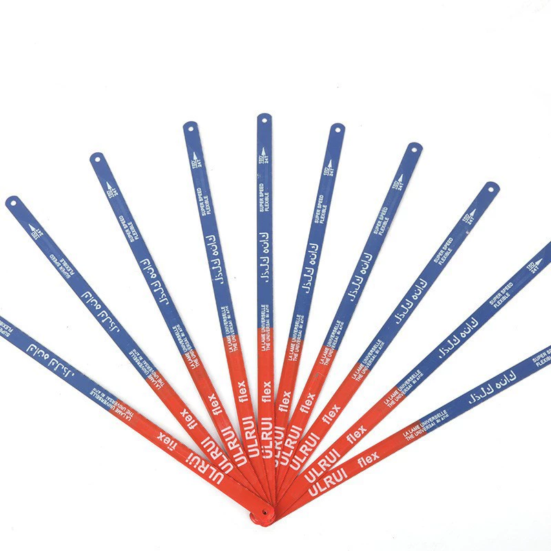 Цветная гибкая стальная пила 300mm18 зубец 24 зуба пилы ручной гибкий складной непрерывный двухсторонний металлический пилы