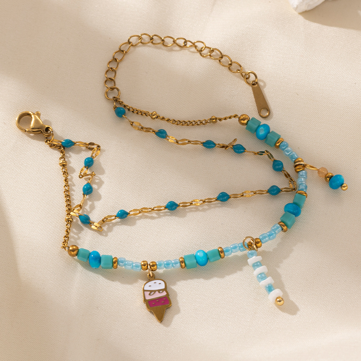 Pulsera de acero inoxidable europea y americana ligeramente lujosa, alta moda, tendencia de personalidad, pulsera de acero de titanio, joyas de mano calientes transfronterizas