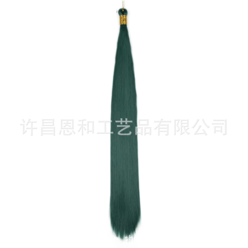 跨境欧美无痕接发脏辫长直发发把高温丝假发straight bulk hair|undefined