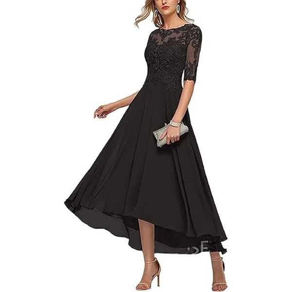 Lace evening dress for bride