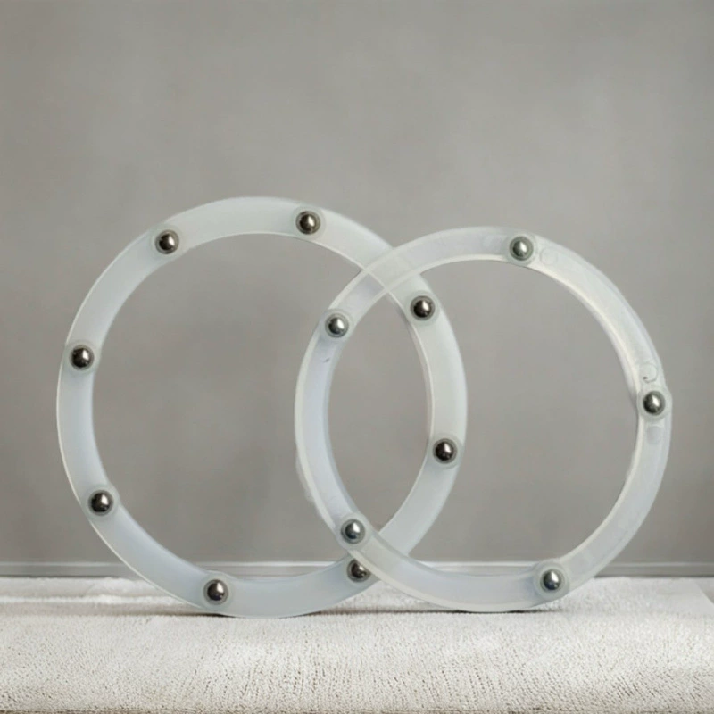 Manufacturer produces 4-inch plastic turntable furniture woodware 8 beads steel bead rolling base size diversified storage