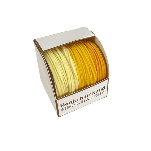 Hair tie in korean candy color, suitable for women, summer high elasticity hair tie that does not damage hair, new hair tie for 