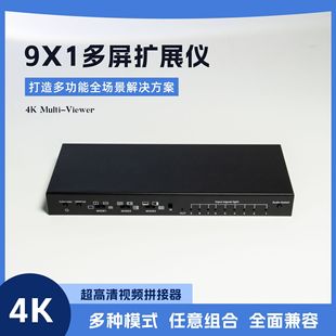 Ultra HD multi-screen treasure four-screen processor 9x 1 screen splicing processor splicing screen
