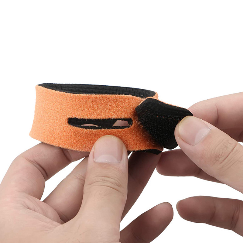 Barra de la viga de Amazon Luya con almacenamiento de caña de pescar Velcro cordón de unión material de buceo caña de pescar elástica correa de la barra de la viga