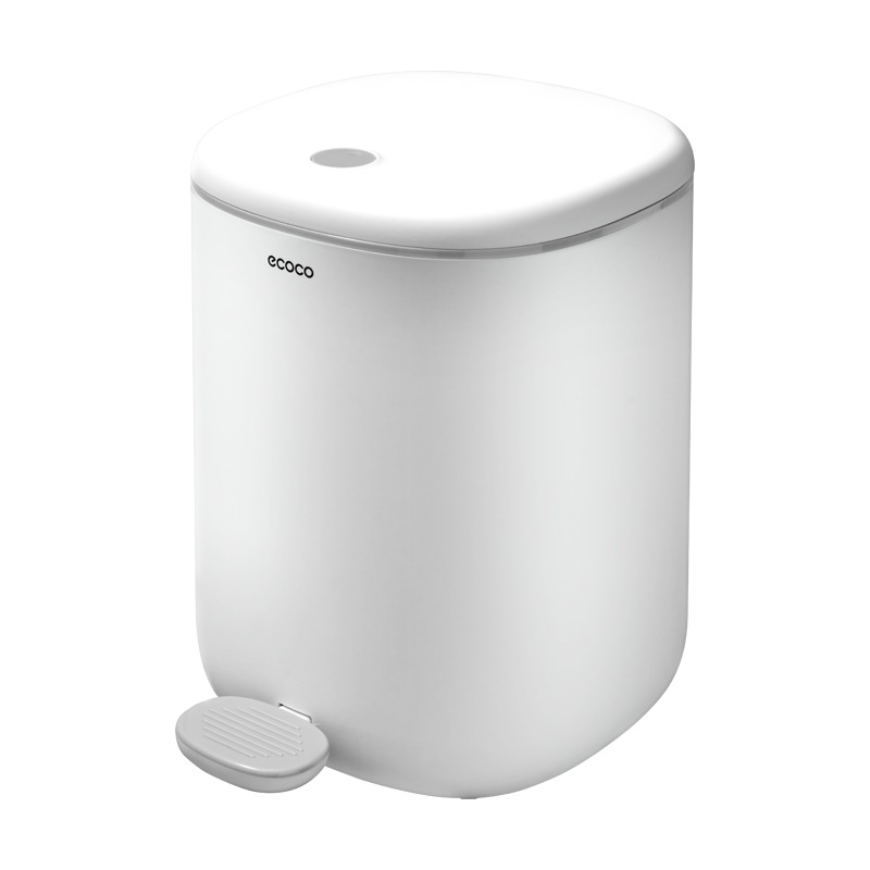 Bote de basura con tapa hogar 2023 inodoro baño cocina dormitorio sala de estar tipo pedal con tapa pie paso gran capacidad