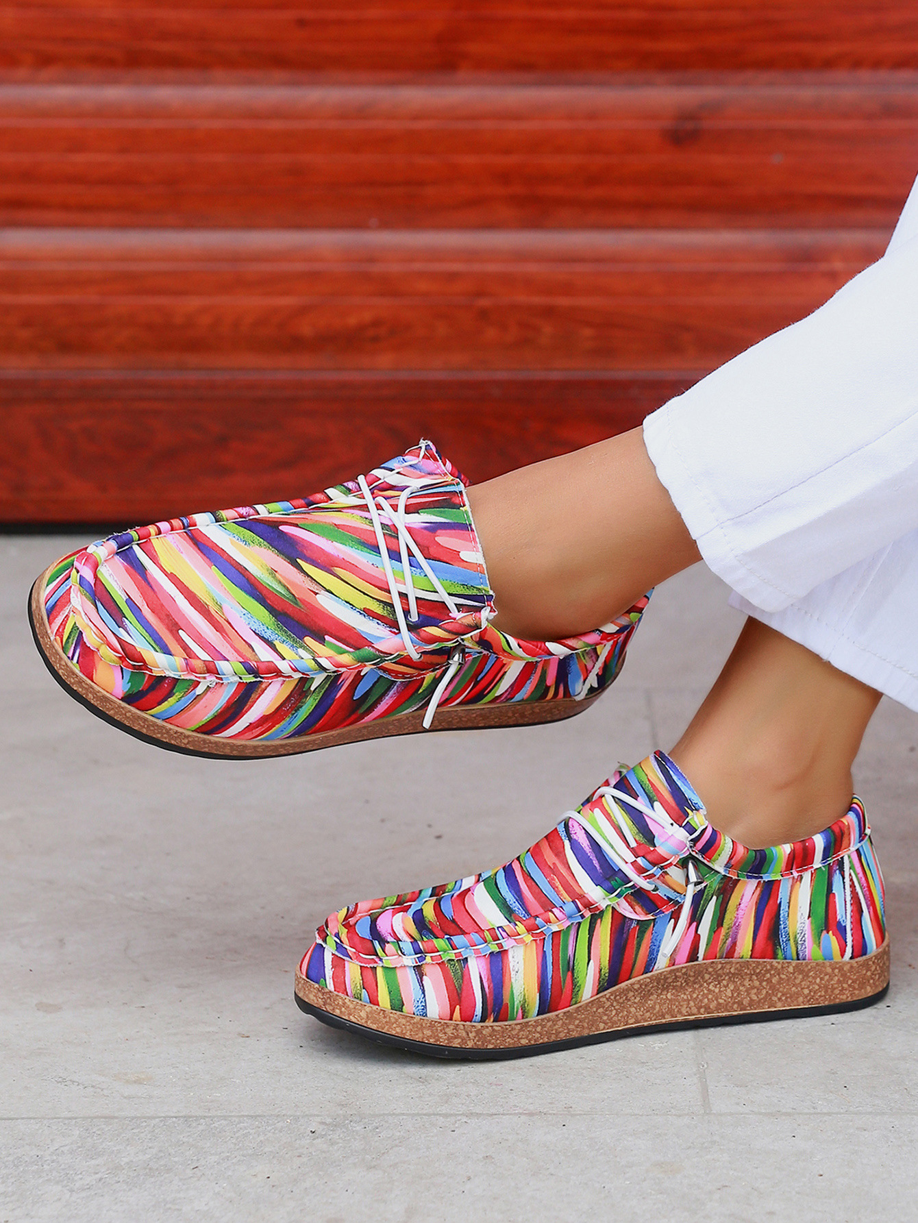 2024 new plus size board independent day color single one foot lazy shoes, canvas shoes_voghion.com