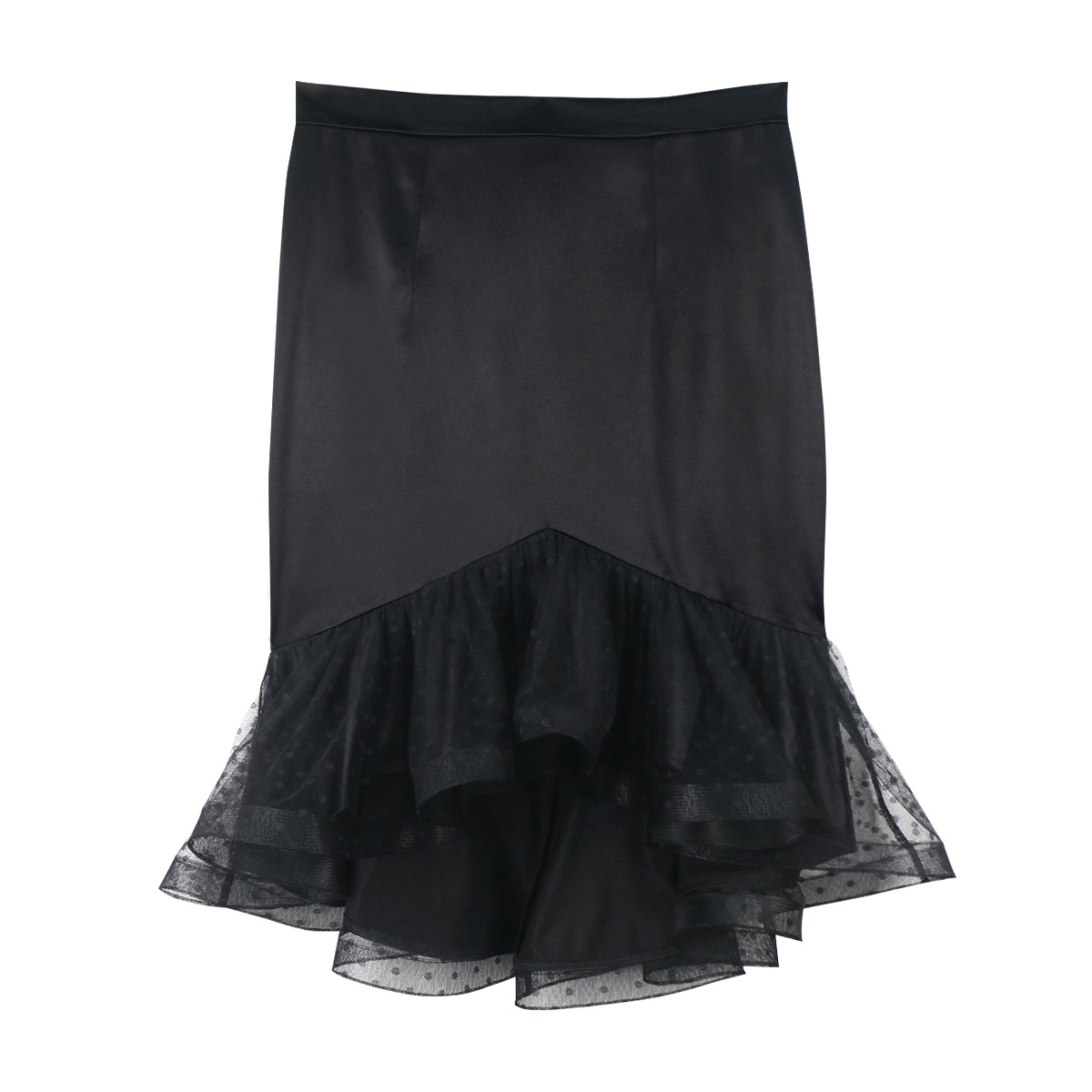 Women's Skirt Solid Colour Elegant Skirt For Party Gathering_voghion.com