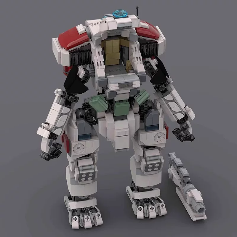 Строительные блоки MOC совместимы с блоками Lego Creative Flame Titan Meg Creative Titan Falling 2 Lauding Cross-border Blocks