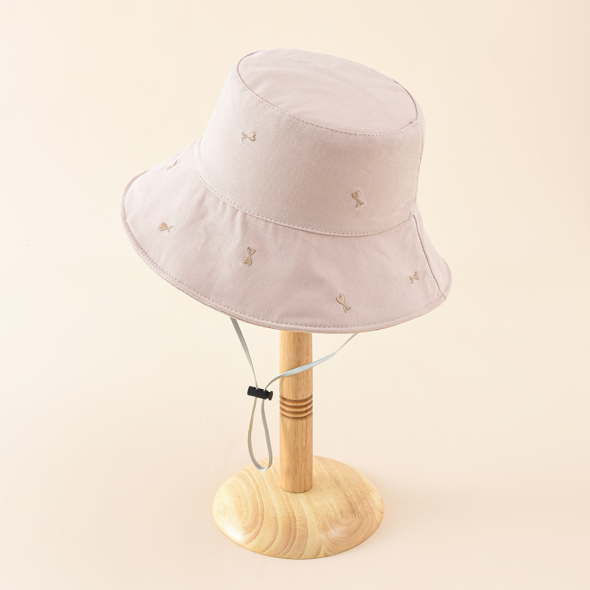 Sombrero de verano de las mujeres sombrero de pescador Delgado moda coreana primavera y otoño bordado de doble cara protección solar sombrero de sol moda
