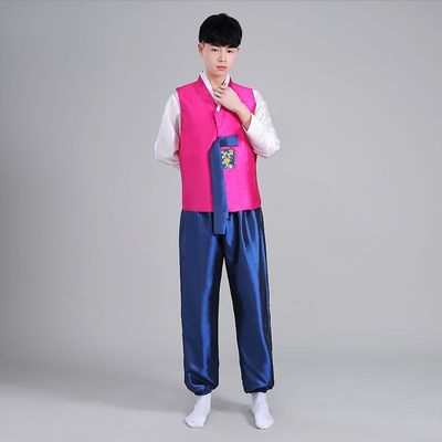 new pattern the republic of korea man Hanfu Korea ancient costume Dae Jang Geum tradition Korean clothing Nation dance show clothing