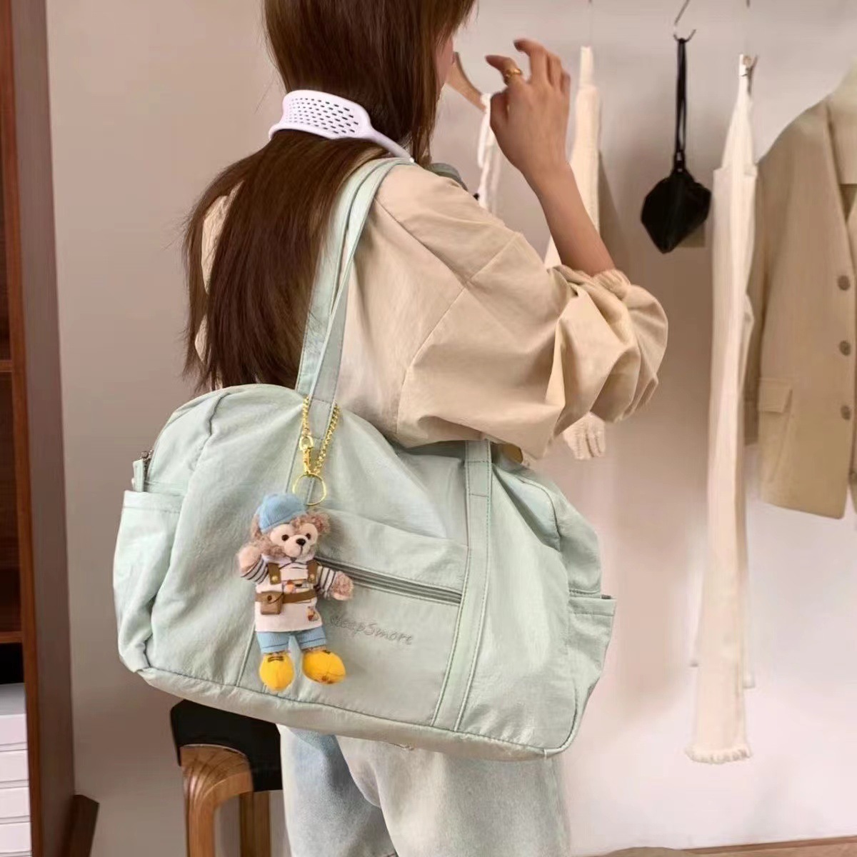 Light and thin boston bag for gym