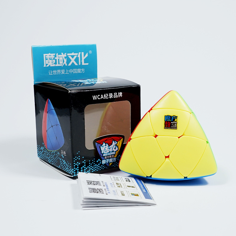 Moyu Culture Charm Dragon 2, 3, 4, 5, Cubo de Rubik, pirámide de color sólido, puesto de inteligencia, fuente de juguetes, consulta de chat privado