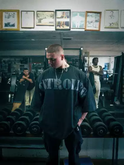 Kontrolledinsanity Men's Oversized T-Shirt Gym Sports Fitness Quick-Drying Breathable Loose Short-Sleeved
