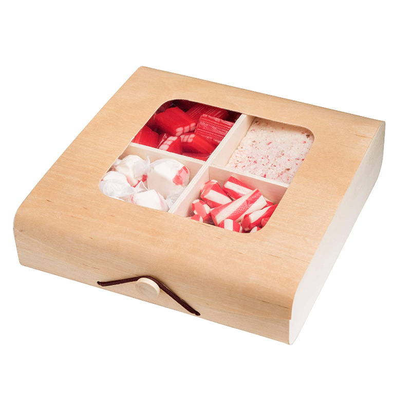 创意木质糖果包装盒 木质树皮喜糖礼品盒 生日婚礼派对礼品盒