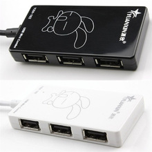 源欣USB HUB一托四分线器 USB2.0一分四集线器 瑞彩USB4口扩展器