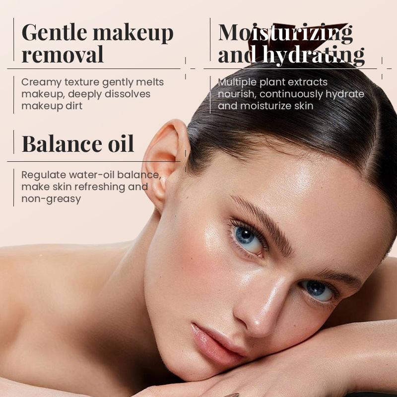 KORMESIC suave desmaquillaje crema desmaquillaje humectante fábrica de comercio exterior transfronterizo en stock al por mayor image 3