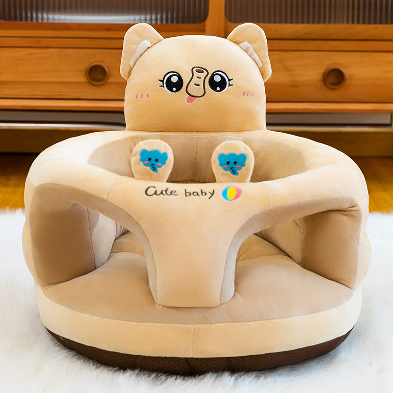 Asiento de estudio anti-rollback para bebés sin lesiones de columna vertebral para bebés pequeños sofá juguetes de peluche de dibujos animados muñeca asiento de muñeca lote