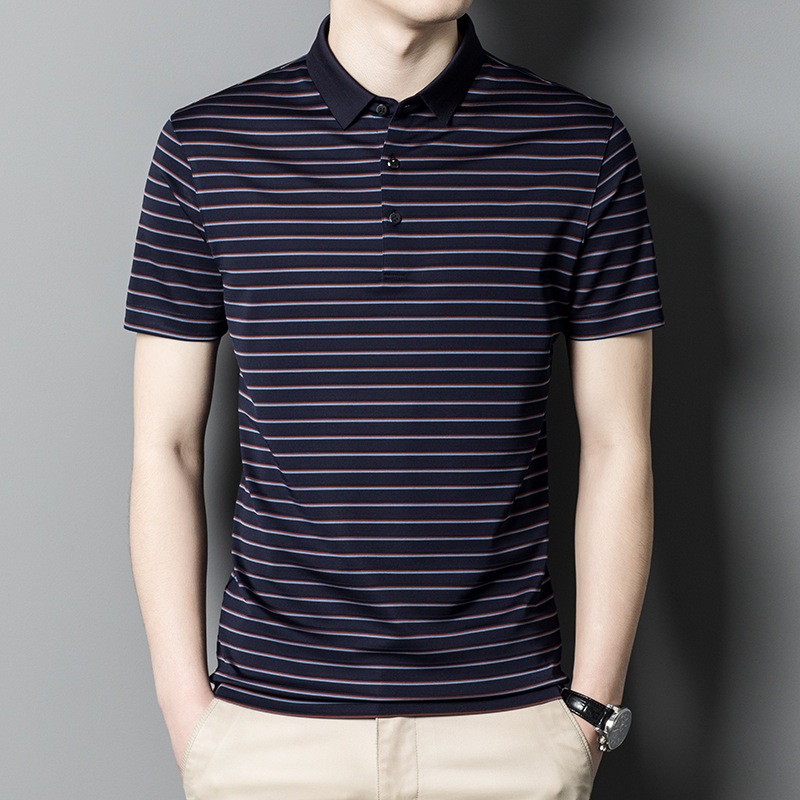 Men's silk T-shirt