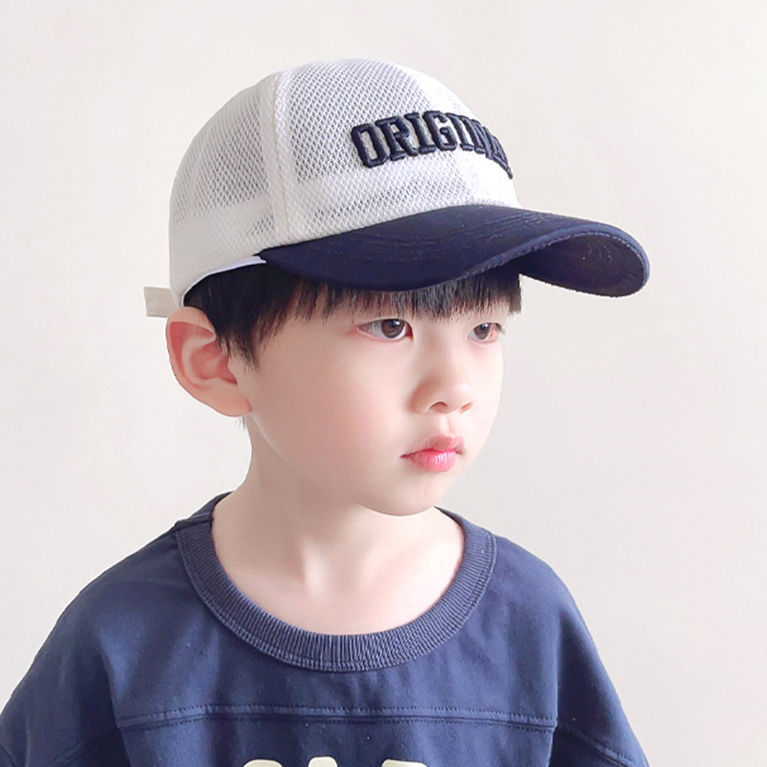 子供の帽子の夏のアヒルの舌の帽子の薄いネットの目の男の子の女の子の日よけの帽子の日焼け止めの野球帽の赤ちゃんの日よけの帽子|undefined