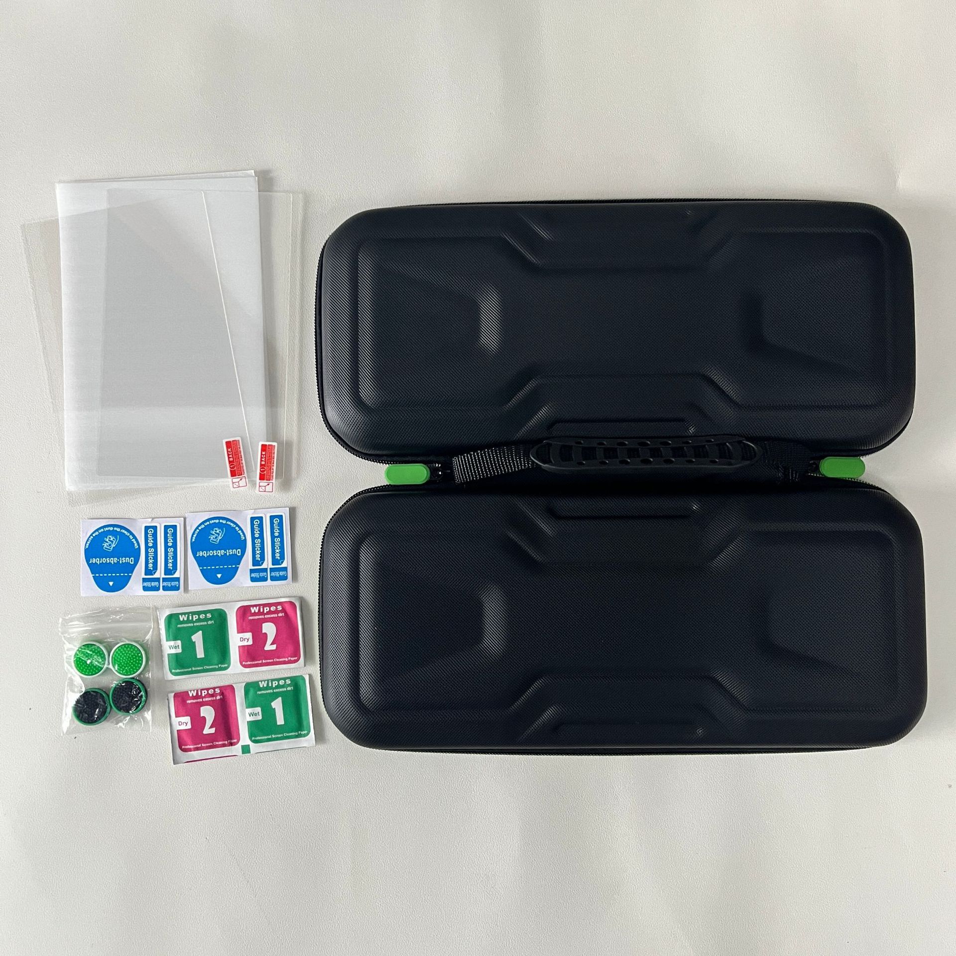 RG XBX Ally X Handheld-Schutztasche RG XBX Ally Hartglasfolie + Analog Stick Kappen Hard Case Set