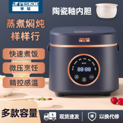工厂批发正半球迷你多功能电饭煲家用1-5人电饭锅定时预约煮饭锅