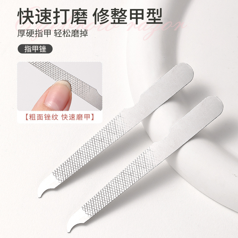 LMLTOP Kit de manicure 7 piezas Kit de clip de uñas de corte de cejas de belleza Kit de herramientas LLT21