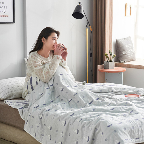 [Baihua] New six-layer cotton gauze summer cooling quilt air-conditioning quilt towel quilt blanket series