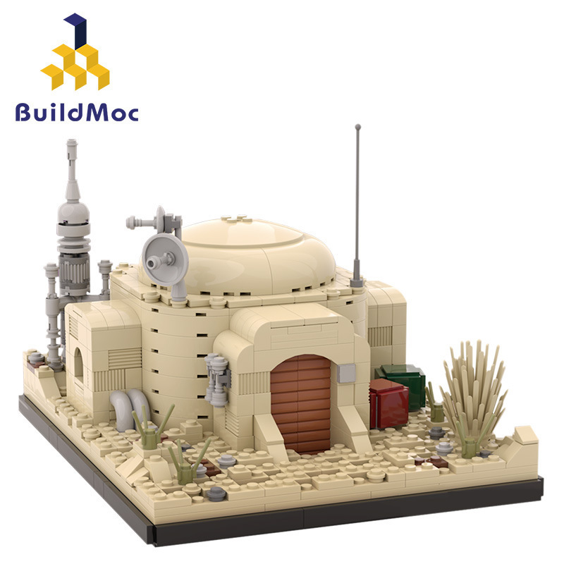 Moc Small Particle Educational Building Block Toys Are Compatible with Moc-50144 Owen Lars' House on Tatooine Moc Small Particle Educational Building Block Toys Are Compatible with Moc-50144 Owen Lars' House on Tatooine
