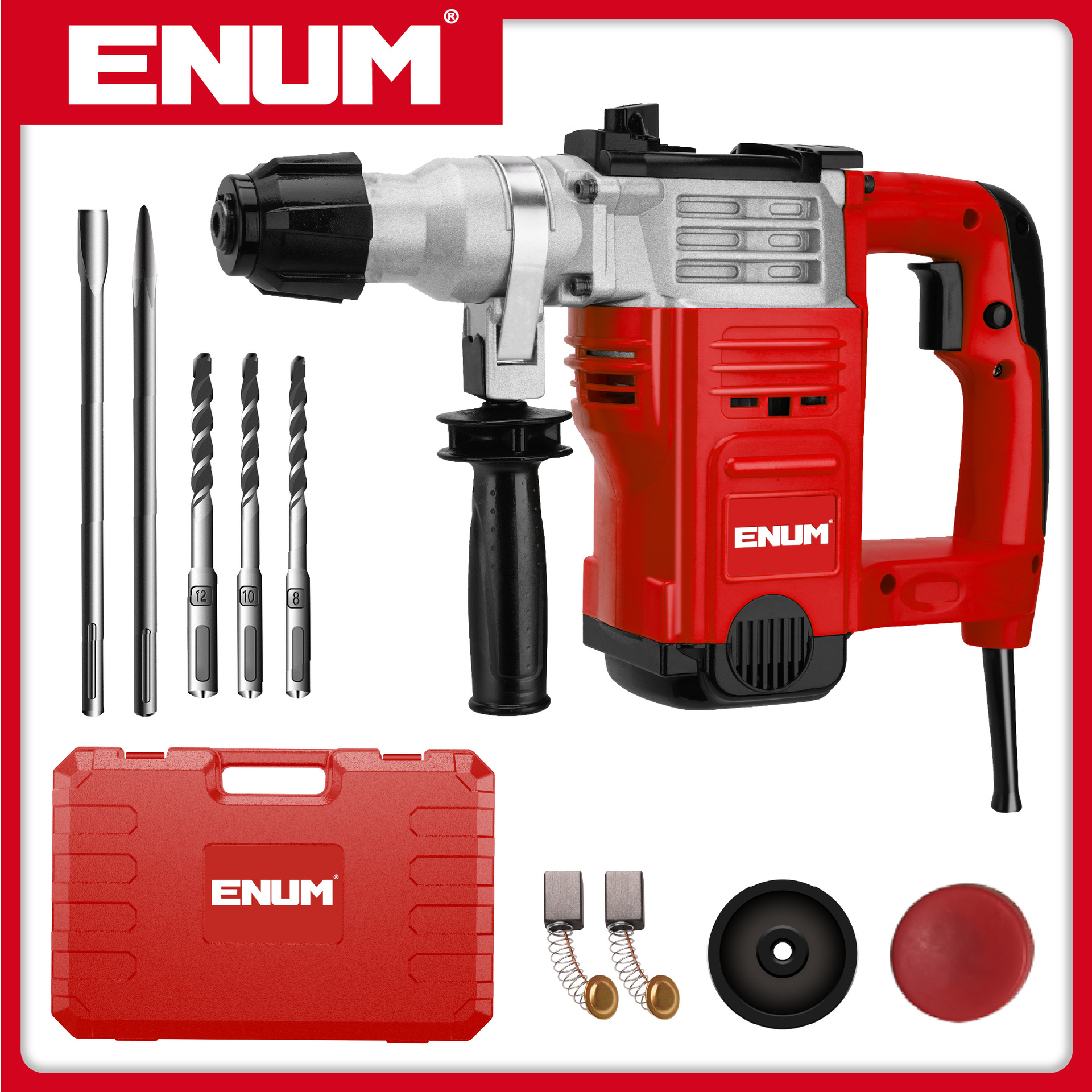 红色电锤 源头工厂货 直发 3007 亿能电动工具