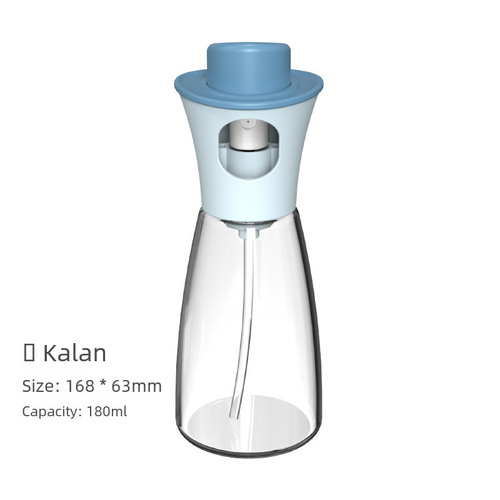 2176 Pressurized Spray Bottle Condiment Bottle Dustproof Oil Control Glass Oil Jug Wide Mouth Cooking BBQ Spray Bottle