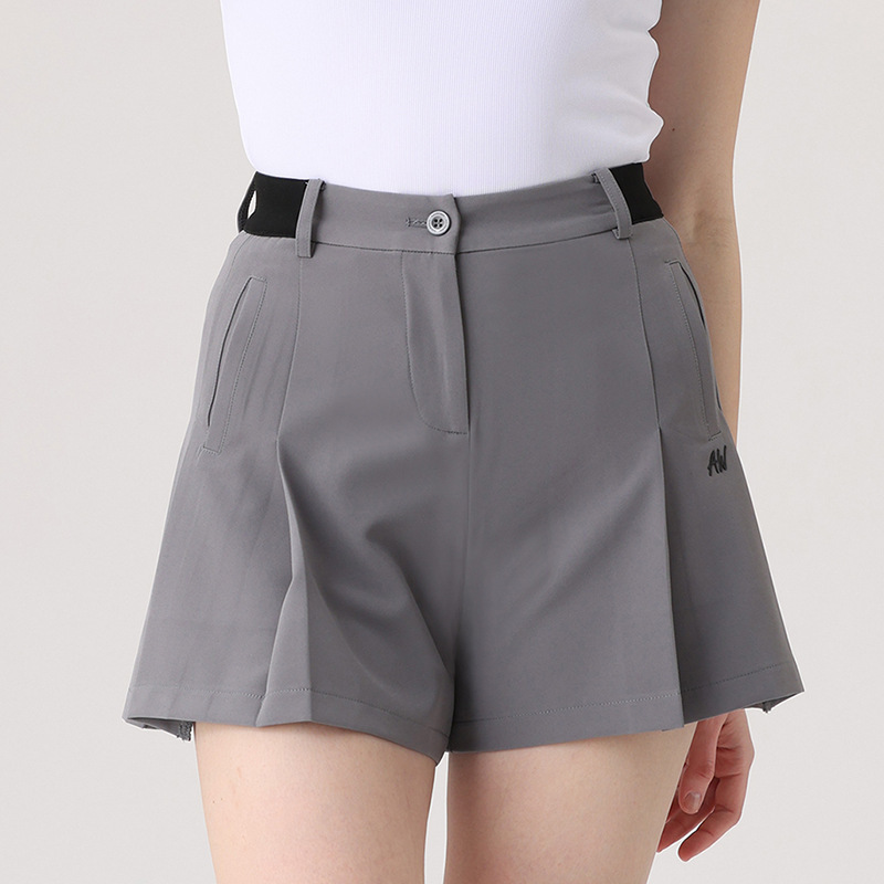 Women's Golf Shorts, Quick-Dry Slim-Fit Five-Point Pants with Elastic Waistband, Outdoor Sports Shorts Wholesale