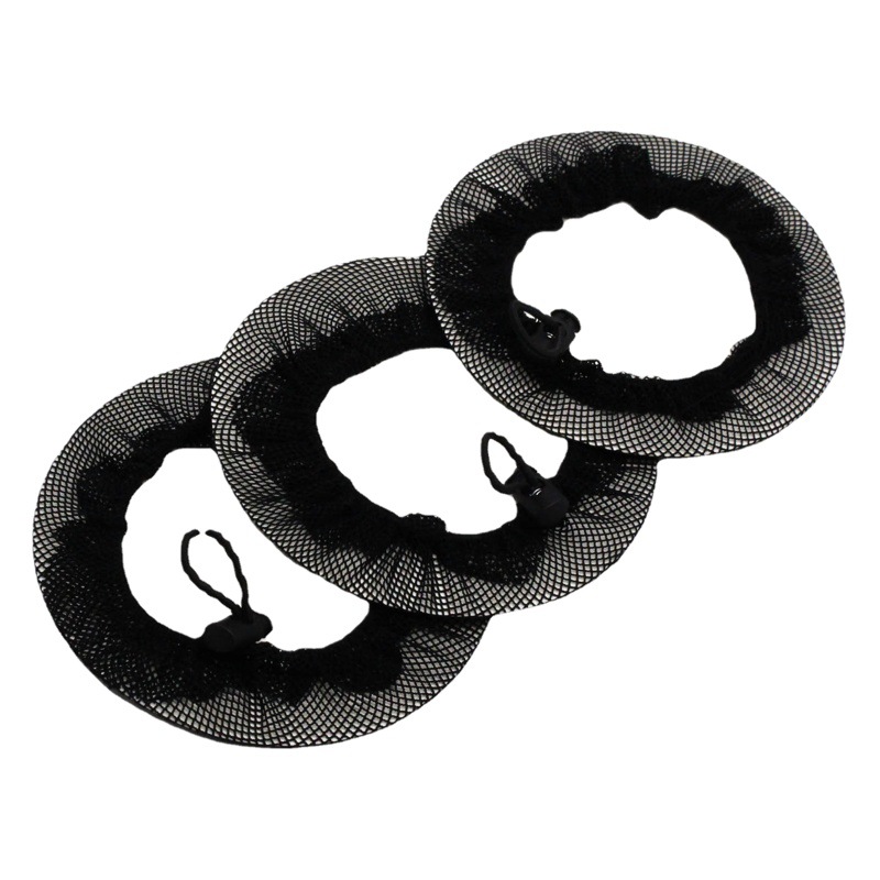 Hair Net Women's Summer Art Exam Dance Net Bag Head Flower Professional Flight Attendant Hair Kidsren's Ball Head Hair Iron Headdress